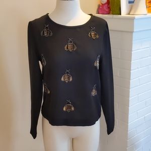 Bumble Bee Sequin top